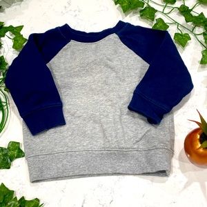 Cozy Gray Cat & Jack Sweater 12m